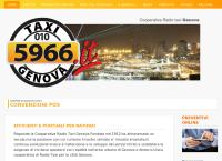 Sito di Cooperativa Radio Taxi Genova A R.l.