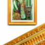 Cornice foglia oro