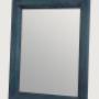 Specchiera cornice blu