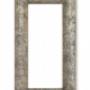 Specchiera finitura argento rustica