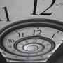 Spirale con orologio