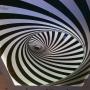 Spirale retroilluminata a soffitto