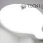 soffitto teso retroilluminato laccato bianco