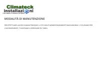 Sito di Climateck di Andrea d'Amato