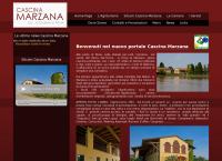 Sito di agriturismo cascina marzana