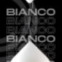 Sospensione in metallo colore bianco illuminazione