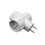 adattatore elettrico tripla spina materiale elettrico delpianoelettrico.com