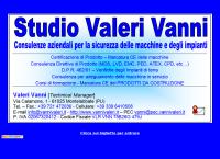 Sito di Per. Ind. Valeri Vanni