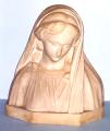 Mezzobusto di Madonna in Marmo - 1900 - Firmata