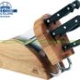 Ceppo coltelli cucina DUE CIGNI con manico POM - P