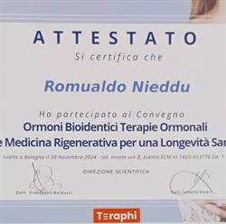 TERAPIA CON ORMONI BIOIDENTICI IN GINECOLOGIA dottor Romualdo Nieddu