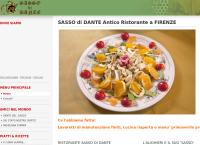 Sito di Antico Ristorante Il Sasso di Dante - Firenze
