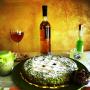 crostata con crema al pistacchio