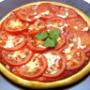 Pizza con Pomodoro Fresco