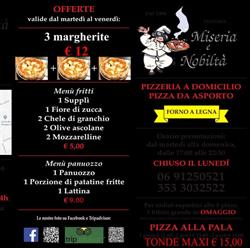 Pizzeria Miseria e Nobilta' Di Grasso Arcangelo Felice Pizzeria Da Asporto