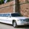 Limousine Bianca 9 metri. Ha 9 posti, munita di bar, DVD.