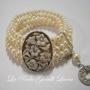 Bracciale perle e cammeo