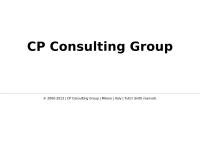 Cp Consulting Group Ala Di Alberta Abate & C. SAS