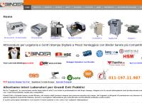 Sito di Binder Legatoria