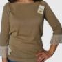 Maglia con macramè su maniche