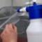 Pre incollaggio - Vaporizziamo una miscela di acqua e shampoo