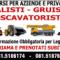 OPERATORI PALE MECCANICHE GRU ESCAVATORI