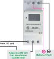 Timer digitale programmabile 12V DIN 35mm Brain