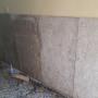 Pulizia parete in marmo