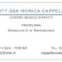 BIGLIETTO DA VISITA Dr.ssa Cappello