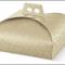 Scatola per torta, decoro Lari Champagne, in cartoncino decorato mm.190x190x70 Pz.50 Sc.10%