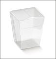 Scatole trasparenti portaconfetti Bicchierino PVC mm.33x33x50 - Pz.50 Sconto 10%