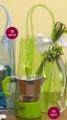 CAFFETTIERA MOKA 2 TAZZE VERDE CON SACCHETTO PVC - Confezione da pz.5