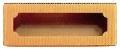 SCATOLE PORTAVASETTI PER MONODOSE (da gr.50) forate 3 posti cartoncino ondulato avana mm.180x60x70 - Pz.20
