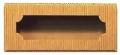 SCATOLE PORTAVASETTI PER MONODOSE (da gr.30) forate 3 posti cartoncino ondulato avana mm.140X50X60 - Pz.20