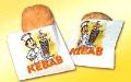 Sacchetto carta Kebab con stampa - Pz.250