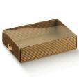 Scatole cartone ondulato per bomboniere con coperchio trasparente mm.150x100x80 - Pz.10