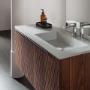 Mobile bagno Noce intarsiato