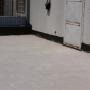 terrazzo pavimentato dopo l'impermeabilizzazione