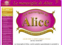 Sito di Le meraviglie di Alice di Martinotti A.