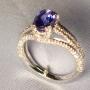 Anello Tanzanite
