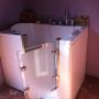 vasca da bagno con sportello vetro