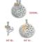 medaglia dell'amore divisi ma sempre uniti Tsc jewels
