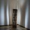 lampada realizzata in un tronco di noce