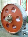 Bull gear per riduttore di comando convertitore acciaio da 350t.
