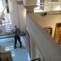 mostra in allestimento