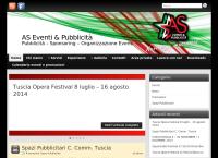 Sito di AS Eventi & Pubblicità SRL