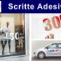 Scritte adesive