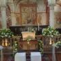 addobbo floreale chiesa di San Desiderio Assago
