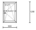 Finestra PVC 1 anta