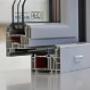 Serramento in pvc triplo vetro Schuco